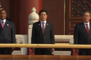 Chủ tịch nước Lương Cường dự Lễ duyệt binh kỷ niệm 80 năm chiến thắng phátxít