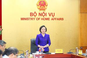 Bộ Nội vụ: Báo cáo Bộ Chính trị 5 nội dung cơ bản thực hiện phân cấp chính quyền địa phương 2 cấp trong tháng 9
