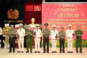 Thanh Hoá: Thành lập Phòng An ninh mạng và phòng, chống tội phạm sử dụng công nghệ cao