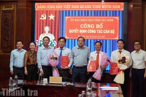 Sau sáp nhập, Tây Ninh đã có bộ máy lãnh đạo Trung tâm Phục vụ hành chính công tỉnh