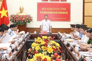 Thanh Hóa quyết liệt đẩy mạnh giải ngân vốn đầu tư công năm 2025