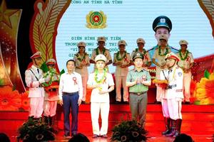 Công an tỉnh Hà Tĩnh vinh danh các tập thể, cá nhân điển hình tiên tiến