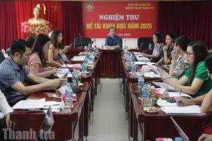 Hoàn thiện quy chế quản lý nhiệm vụ khoa học và công nghệ của Thanh tra Chính phủ