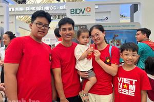 Gần 10 ngàn người ghé thăm gian hàng BIDV tại triển lãm 80 năm Thành tựu Đất nước