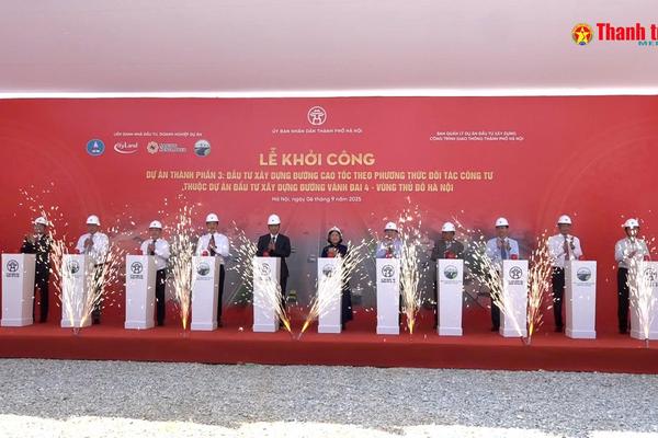 Khởi công thành phần 3 Dự án Vành đai 4 - Vùng Thủ đô