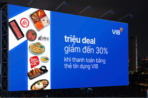 Cán mốc 1 triệu thẻ tín dụng, VIB dành triệu deal tri ân khách hàng