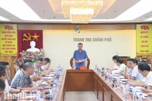 Tập trung hoàn thành các cuộc thanh tra dự án có khó khăn vướng mắc trong tháng 9/2025