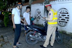 Thanh Hoá: Một buổi tối chặn bắt 18 trường hợp vi phạm giao thông, xử phạt 117 triệu đồng