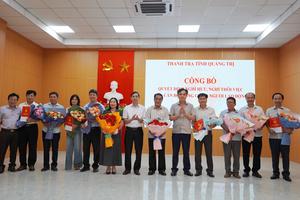 10 cán bộ Thanh tra tỉnh Quảng Trị nghỉ hưu trước tuổi