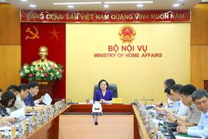 Đẩy nhanh tiến độ xây dựng các cơ sở dữ liệu quốc gia, chuyên ngành Bộ Nội vụ