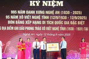 Nghệ An kỷ niệm 995 năm danh xưng, 95 năm Xô viết Nghệ Tĩnh và đón Bằng xếp hạng di tích quốc gia đặc biệt