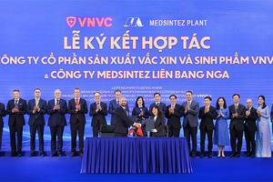 Nga chuyển giao công nghệ thuốc sinh học tiên tiến và vắc xin thế hệ mới cho Nhà máy VNVC