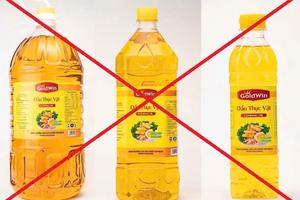 Phát hiện dầu ăn giả, kém chất lượng nhãn hiệu GoldWin Cooking Oil