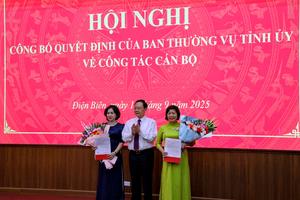 Điện Biên điều động, chỉ định cán bộ các cơ quan Đảng