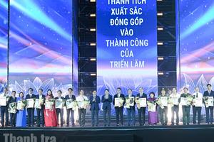 Thanh tra Chính phủ được trao giải thưởng "Không gian trưng bày tiêu biểu" tại Triển lãm thành tựu đất nước