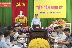 Chủ tịch UBND tỉnh Hà Tĩnh tiếp công dân định kỳ tháng 9