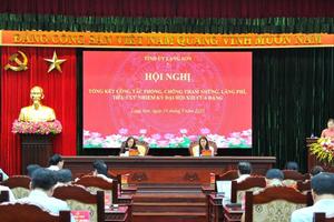 Trong nhiệm kỳ Đại hội XIII của Đảng, Lạng Sơn đã kỷ luật 34 tổ chức đảng, 944 đảng viên