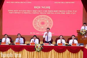 Thực hiện hiệu quả nội dung quy chế phối hợp phòng, chống tham nhũng, lãng phí, tiêu cực