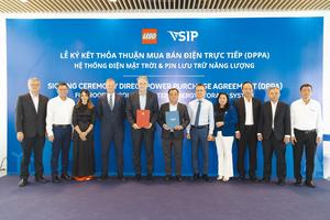 LEGO Manufacturing Việt Nam ký kết thỏa thuận mua bán điện trực tiếp với VSIP nhằm thúc đẩy phát triển bền vững