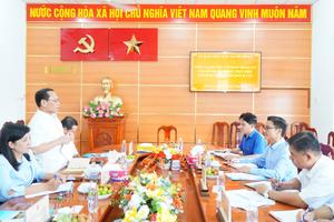 Đoàn công tác Bộ Nội vụ khảo sát mô hình chính quyền 2 cấp tại xã Phước Lý và xã Cần Giuộc