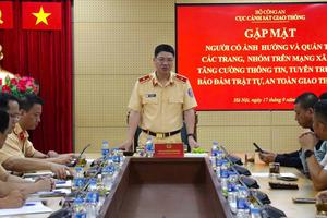 Cảnh sát giao thông triển khai xử phạt online, tăng cường camera giám sát