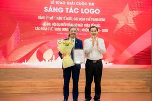 Trao giải cuộc thi sáng tác logo Đảng ủy Mặt trận Tổ quốc và và Đại hội đại biểu Đảng bộ Mặt trận Tổ quốc