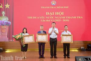 Toàn cảnh Đại hội thi đua yêu nước ngành Thanh tra lần thứ VI