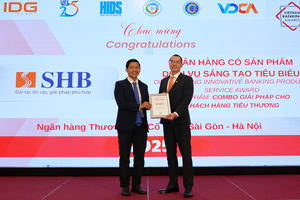 SHB được vinh danh là 'Ngân hàng có sản phẩm dịch vụ sáng tạo tiêu biểu' năm 2025