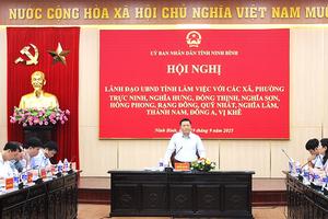 Ninh Bình: Kiến nghị một số nội dung trong vận hành chính quyền địa phương 2 cấp