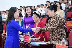 Phó Chủ tịch nước Võ Thị Ánh Xuân dự Đại hội Thi đua yêu nước tỉnh Ninh Bình