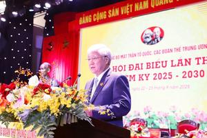 Phiên trù bị Đại hội Đảng bộ MTTQ và các đoàn thể Trung ương nhiệm kỳ 2025 - 2030