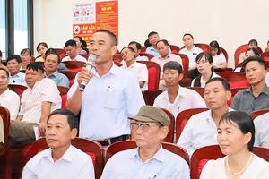 Ninh Bình: Tiếp thu toàn bộ ý kiến, kiến nghị của cử tri xã Tân Thanh