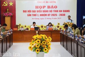 Đại hội đại biểu Đảng bộ tỉnh An Giang lần thứ I diễn ra từ ngày 2 - 3/10