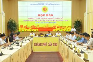 Đại hội đại biểu Đảng bộ TP Cần Thơ lần thứ I diễn ra từ ngày 26 - 28/9