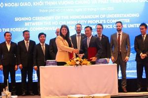 TP Hồ Chí Minh thắt chặt hợp tác với Vương quốc Anh trong phát triển đô thị bền vững