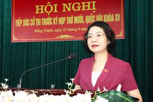Ninh Bình: Cử tri xã Đồng Thịnh kiến nghị một số nội dung về đầu tư cơ sở hạ tầng