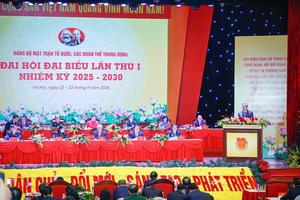 Quyết tâm thực hiện thắng lợi Nghị quyết Đại hội Đảng bộ MTTQ và các đoàn thể Trung ương lần thứ I