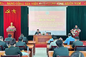 Thi hành án dân sự Điện Biên: Công tác thu hồi tài sản tham nhũng, kinh tế còn nhiều thách thức