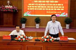 Khi nào 100% đảng ủy, chính quyền xã, phường ở Đồng Tháp sử dụng phần mềm quản trị điều hành?