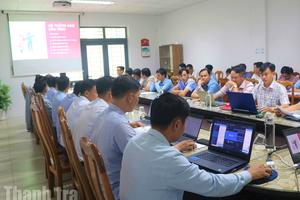 Thanh tra tỉnh Cà Mau tổ chức lớp hỗ trợ sử dụng Hệ thống thông tin báo cáo điện tử