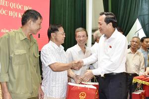 Bộ trưởng Đào Ngọc Dung: Đảm bảo các ý kiến của cử tri được giải quyết kịp thời