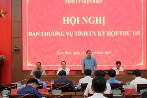 Điện Biên: Tiếp tục hoàn thiện Dự thảo Văn kiện Đại hội Đảng