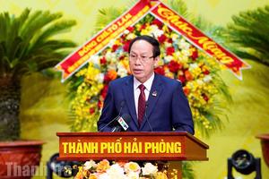 Bí thư Thành ủy Hải Phòng: Đại hội mở ra kỷ nguyên vươn mình của thành phố Cảng