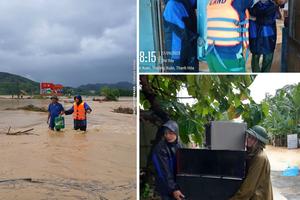 Thanh Hoá: Nhiều xã miền núi bị ngập lụt và nguy cơ sạt lở đất