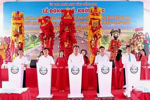 Đồng Nai khởi công 8 dự án trọng điểm chào mừng Đại hội Đảng bộ tỉnh lần thứ I