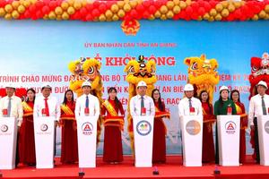 An Giang: Khởi công cầu trên tuyến đường bộ ven biển tổng vốn đầu tư 3.900 tỷ đồng