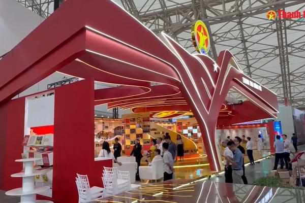 Kiểm tra tiến độ gian trưng bày ngành Thanh tra tại Triển lãm thành tựu đất nước