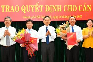 TP HCM công bố loạt quyết định nhân sự quan trọng