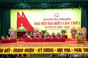 Tổng Thanh tra Chính phủ Đoàn Hồng Phong dự Đại hội Đảng bộ tỉnh Ninh Bình