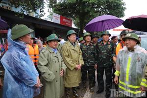 Phó Thủ tướng Chính phủ Mai Văn Chính kiểm tra công tác phòng, chống mưa lũ tại Tuyên Quang